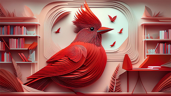 AI generative image of Redbird in classroom