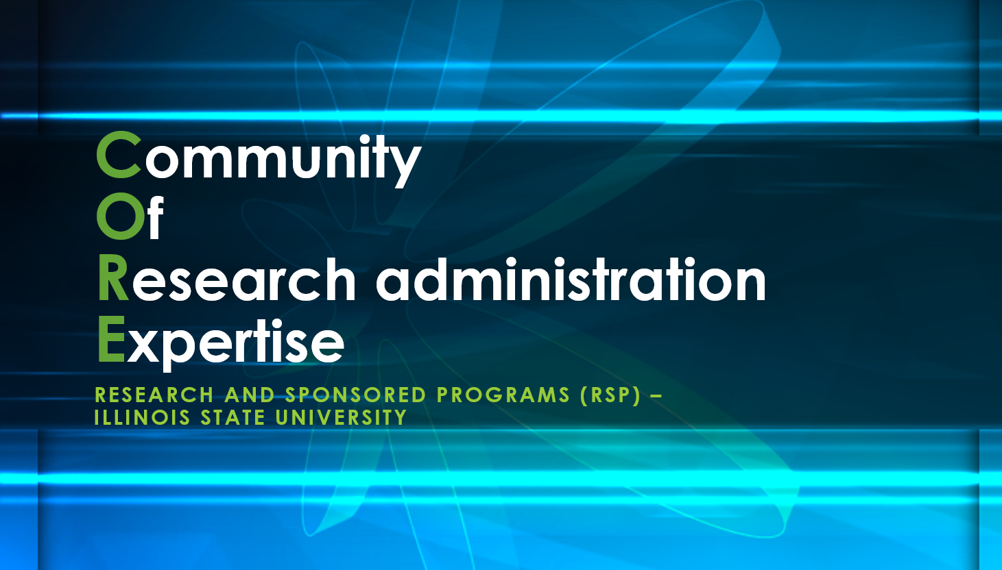 CORE: Community of Research Administration Expertise graphic