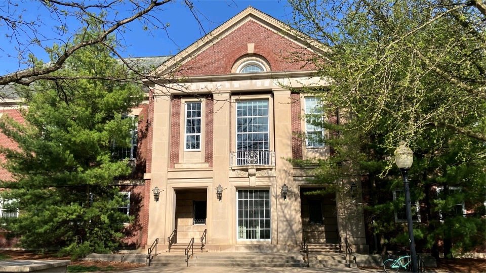 Williams Hall as seen from the Quad