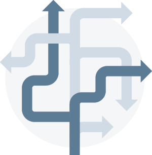 Decision tree for AI usage icon