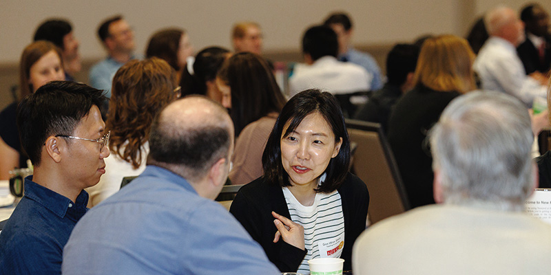 New faculty participating in New Facutly Orientation hosted by CIPD