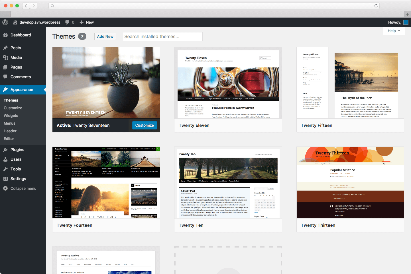 WordPress themes